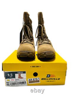 Belleville Tactical Research Hot Weather Lightweight Boots TR550 COYOTE Size 9.5