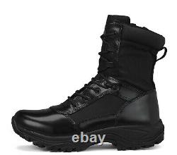 Belleville Tactical Research Men 8 Hot Weather High Shine Side-Zip Boot TR908Z