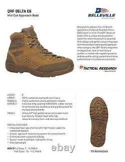 Belleville Tactical Research Men's Coyote Mid-Cut Approach Boot Delta C6