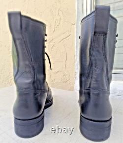 Biltrite ANSI Black Leather Steel Toe Combat Tactical Military Boots 10.5 R