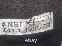 Biltrite ANSI Black Leather Steel Toe Combat Tactical Military Boots 10.5 R