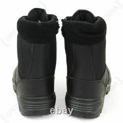 Black Tactical Army Boot with YKK Zipper Military Cadets Airsoft Work Combat