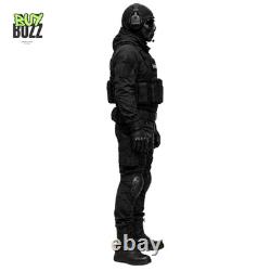 Black Tactical SWAT Combat Uniform Military Cosplay Costume Halloween Outfit Men