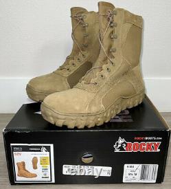 Brand New Rocky S2V Steel Toe Coyote Brown Tactical Military Boot