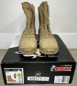 Brand New Rocky S2V Steel Toe Coyote Brown Tactical Military Boot