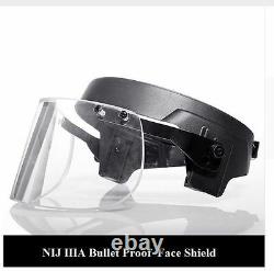 Bulletproof Visor Helmet Face Shield Tactical Combat Swat Army Military Riot SAS