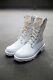 Byther Desert Military Combat Boots Cowhide Side Zipper Tactical Work Shoes