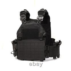 CB Quick Release Adjustable MOLLE Military Combat Tactical Plate Carrier Vest