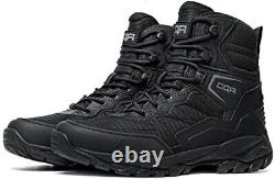 CQR Men's Military Tactical Boots Lightweight 6 Inches Combat Boots Durable E