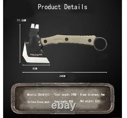 Camping Survival Axe Multifunction Army Military Emergency Fire Tactical Combat