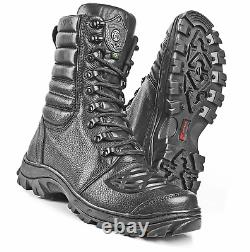 Combat Boot Tactical Motorcycle Leather Special Forces Military Hunting Outdoor
