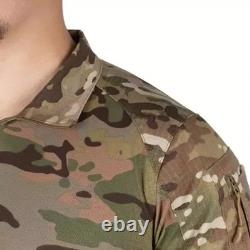 Combat Shirt Tactical Military Lightweight NyCo Ripstop Quick Dry