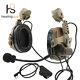Comta Iii Tactical Headset Hearing Protection Arc Rail Helmet Bracket + Ptt
