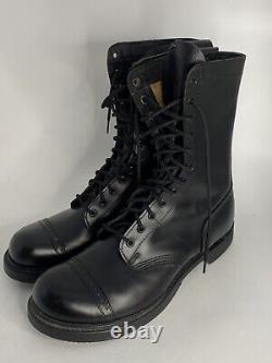 Corcoran 995 Men's Black Side Zipper Military Jump Boots Black Size 10.5 W READ