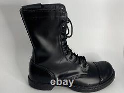 Corcoran 995 Men's Black Side Zipper Military Jump Boots Black Size 10.5 W READ