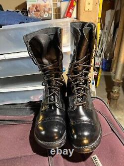 Corcoran Leather Lace Up Jump Military Tactical Reinforced Black Jump Boots 9.5E