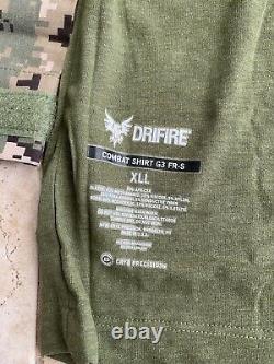 Crye Precision DriFire AOR2 Combat Shirt X-LARGE/LONG Tactical Military AOR1