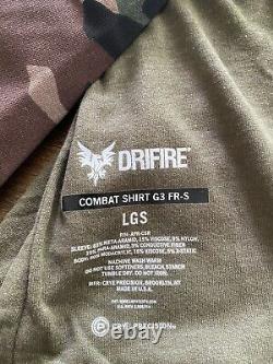 Crye Precision Drifire M81 Woodland Combat Shirt LARGE/SHORT Tactical Military