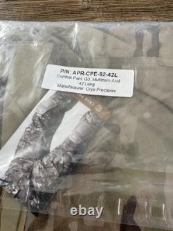 Crye Precision Multicam ARID G3 Combat Pants 42 LONG Tactical Military