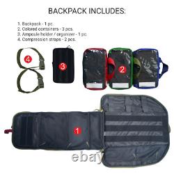 DERBY 32L Tactical Medical Backpack OD Green Military Combat Medic IFAK EMT EMS