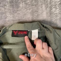 DRIFIRE Combat Shirt Jacket Men's XL Green Military Tactical FR Full Zip 3578