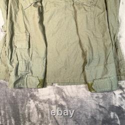 DRIFIRE Combat Shirt Jacket Men's XL Green Military Tactical FR Full Zip 3578