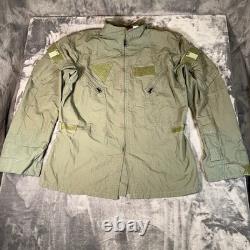 DRIFIRE Combat Shirt Jacket Men's XL Green Military Tactical FR Full Zip 3578