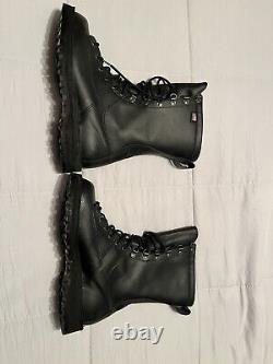 Danner Fort Lewis 10 Waterproof Boots Mens Size 9 D Black Tactical Made In USA