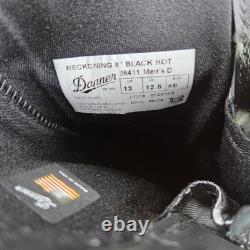 Danner Reckoning 8 Black Hot Boot US 13 D Tactical Combat Military Boots USA