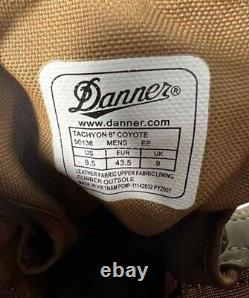 Danner Tachyon 8 Coyote Tactical Combat Military Work Boot Size 9.5 EE