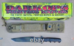 Dark Ops Interceptor 911 Fixed Tactical Knife, Custom Camo Finish NEW