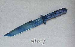 Dark Ops Interceptor 911 Fixed Tactical Knife, Custom Camo Finish NEW