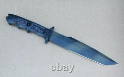 Dark Ops Interceptor 911 Fixed Tactical Knife, Custom Camo Finish NEW