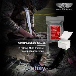 EMS Trauma Bag, Tourniquet 36 Splint, Military Combat Tactical First Aid Kit