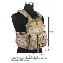 Emerson Military Tactical Airsoft Vest Paintball Molle Plate Carrier Combat Vest