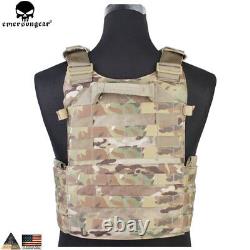 Emerson Military Tactical Airsoft Vest Paintball Molle Plate Carrier Combat Vest