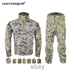 Emersongear Mens Tactical Suit Sportwear Combat Set Tracksuit Shirt Pants AOR2