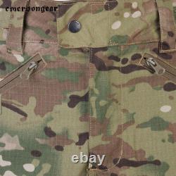 Emersongear Mens Tactical Suit Sportwear Military Combat Tracksuit Shirts Pants