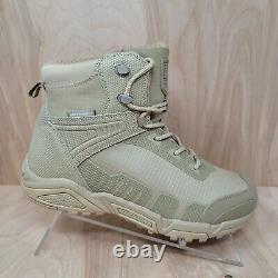 FREE SOLDIER Men's Tactical Boots Lightweight Combat Boots Durable Size 11 Beige