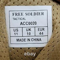 FREE SOLDIER Men's Tactical Boots Lightweight Combat Boots Durable Size 11 Beige