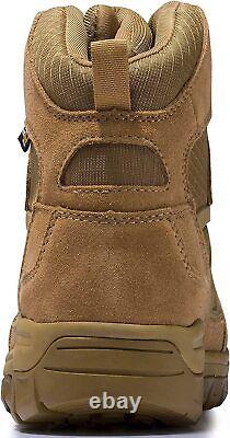 FREE SOLDIER Men's Tactical Waterproof Lightweight Hiking Boots Military Combat