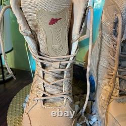 Fur lined winter combat tactical Military Desert Snow Boots, plush lined, high up