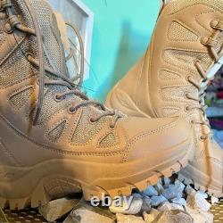 Fur lined winter combat tactical Military Desert Snow Boots, plush lined, high up