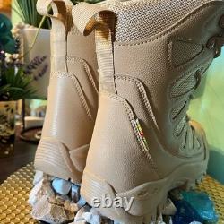 Fur lined winter combat tactical Military Desert Snow Boots, plush lined, high up