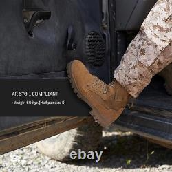 GARMONT T8 Bifida Military Combat Tactical Boots for Men/Women, Coyote, 5.5 Wide