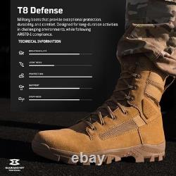 GARMONT T8 Defense Military Combat TACTICAL Boots for Men/Women, Size 9 Coyote