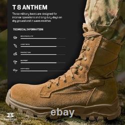 GARMONT TACTICAL T8 Anthem Military Combat Boot for Men/Women, Coyote Size 8.5