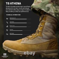 GARMONT TACTICAL T8 Athena Military Combat Boots for Women Size 7, Coyote