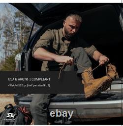 GARMONT TACTICAL T8 NFS 670 Military Combat Boots for Men and Women, Army Sz 7.5