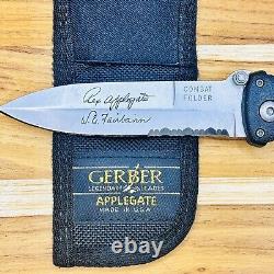Gerber 05780 Applegate Fairbairn Combat Tactical Folding Knife USA Unused
